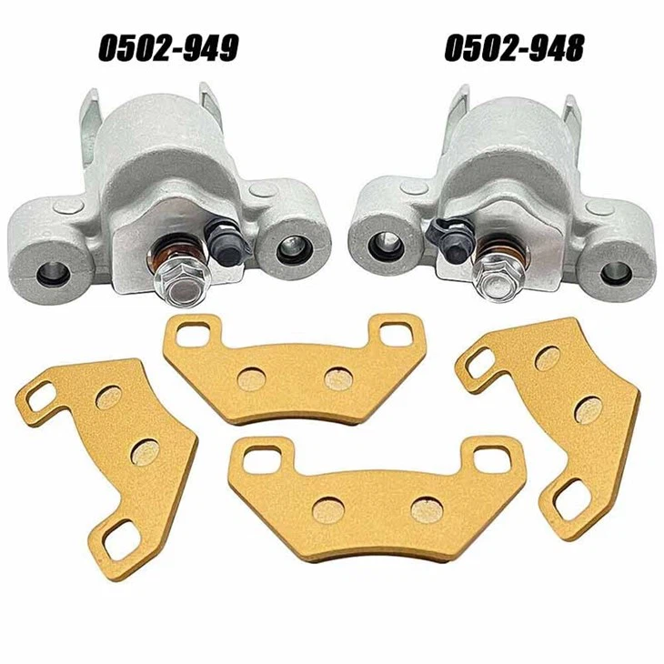 ATV UTV Brake Caliper For Arctic Cat ATV 650 MudPro 2010-2011/Prowler 500 HDX 2014-2015/HDX 500 XT 2016-2017 0502-949(LH) 0502-948(RH)